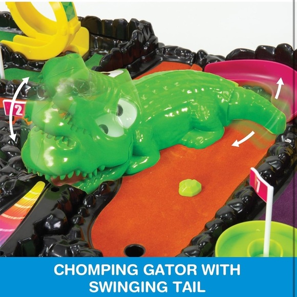 Arcade Mini Golf Interactive Tabletop Mini Golf Game 9 Holes & Moving Obstacles - Picture 5 of 16